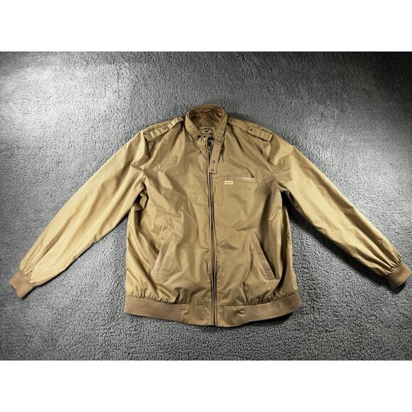 Harbor Bay Bomber Jacket Men‎ XLT Full Zip Lined Grandpa 80s 90s Retro - Picture 1 of 7